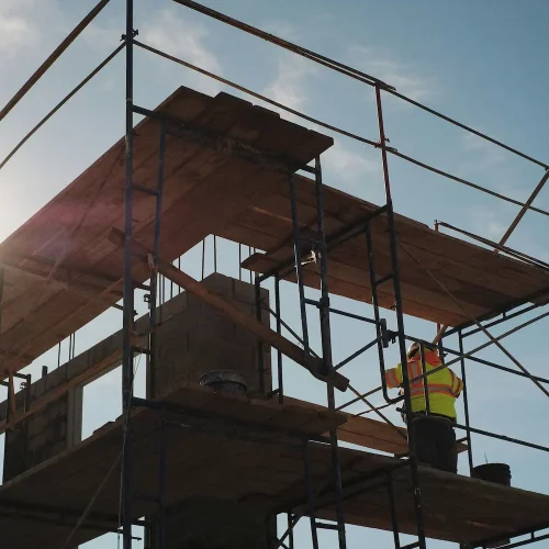 Las Vegas Scaffolding Rental residential scaffold platform for exterior work